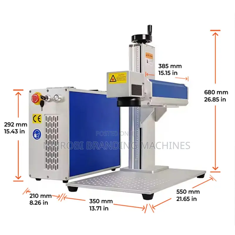 Perfect 20w Desktop Steel Copper Aluminum Fiber Laser Marking Machine