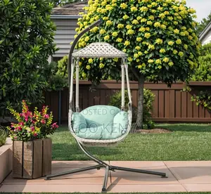 Home Chair; Outdoor Hanging Egg Chair With Motorized Swing
