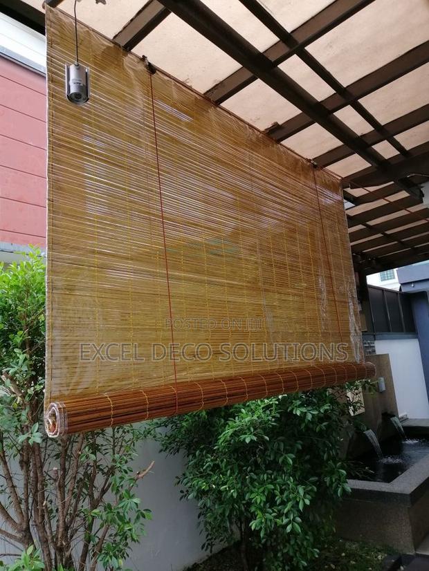 Elegant Bamboo Roll-Up Shades – Perfect for Stylish Homes