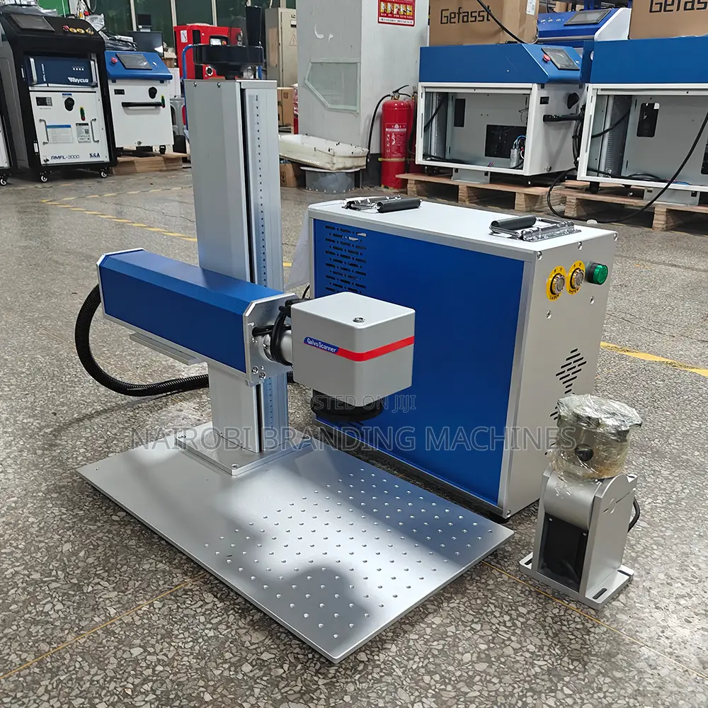 20w High-Accuracy CNC Fiber Laser Marking Desktop Machine