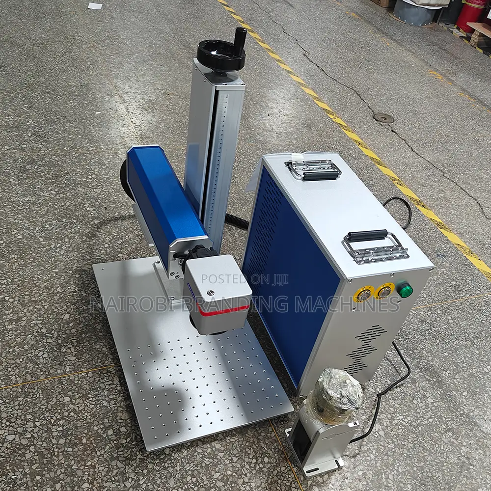 Desktop 20w Laser Marking Machine Working Table With Rotary Device