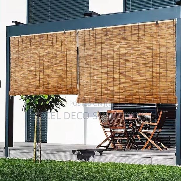 Luxury Bamboo Roller Blinds – Soft Daylight Filtering - main view