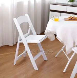 Home Chair; White Folding Outdoor Garden Wedding Banquet Chair