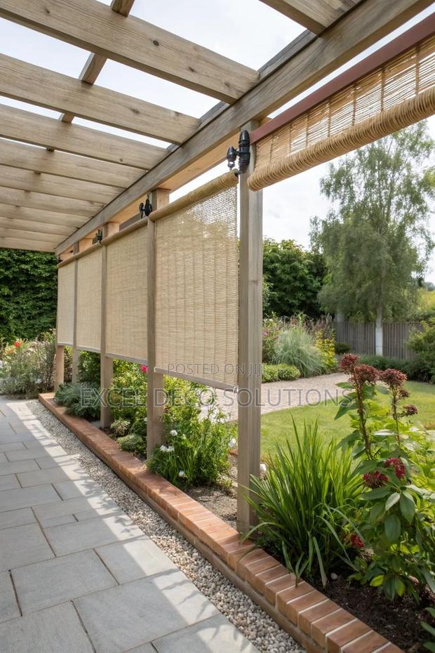 Modern Luxury Bamboo Window Shades – Chic Minimalist - main view
