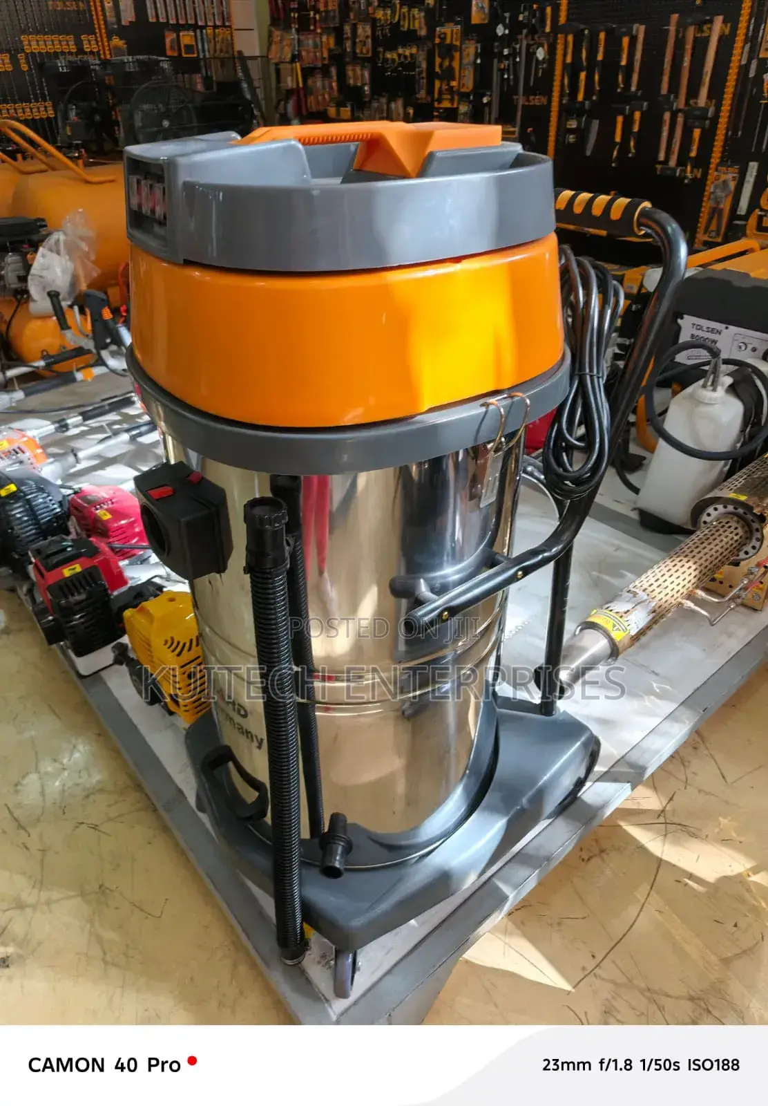 100l Vacuum Cleaner Wet and Dry Tolsen