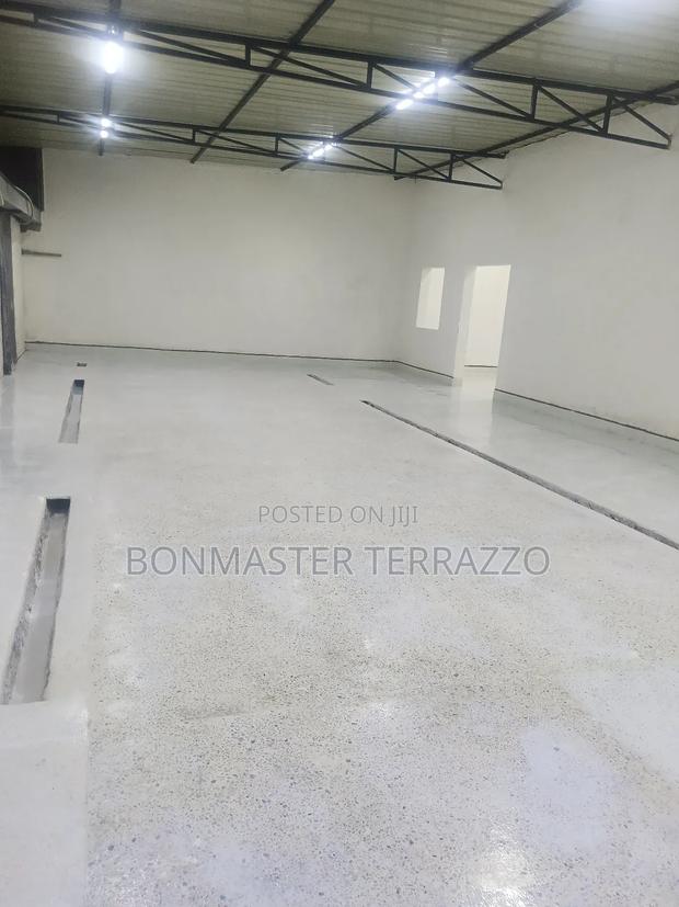 Polished and Shinning Terrazzo Floor