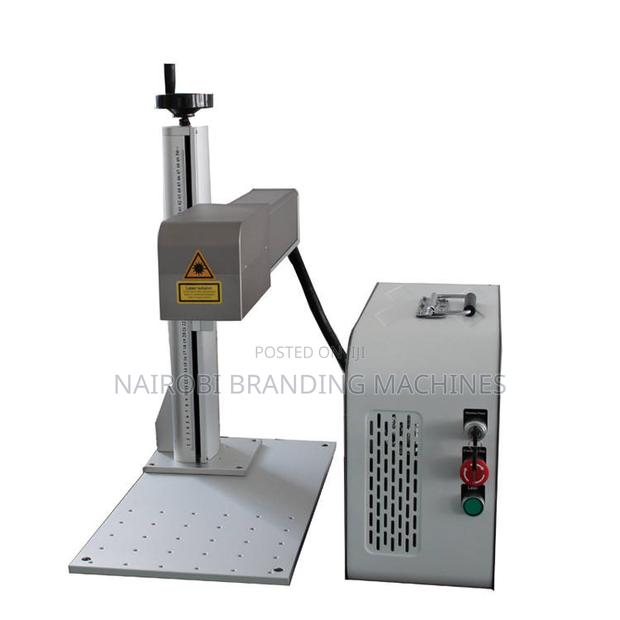 Desktop Color Fiber Laser Marking Machine Price for Metal Sale - main view