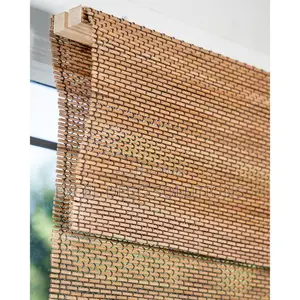 Premium Bamboo Roll-Up Curtains – Sophisticated Window Style