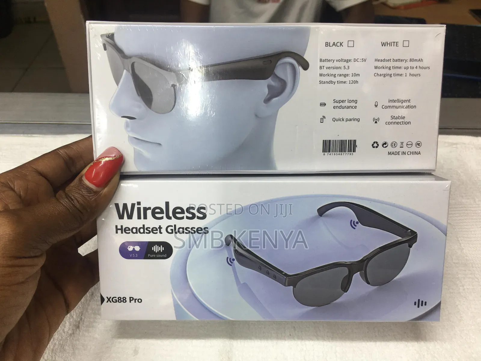 Xg88 Pro Wireless Bluetooth Smart Glasses With Headphone Audio