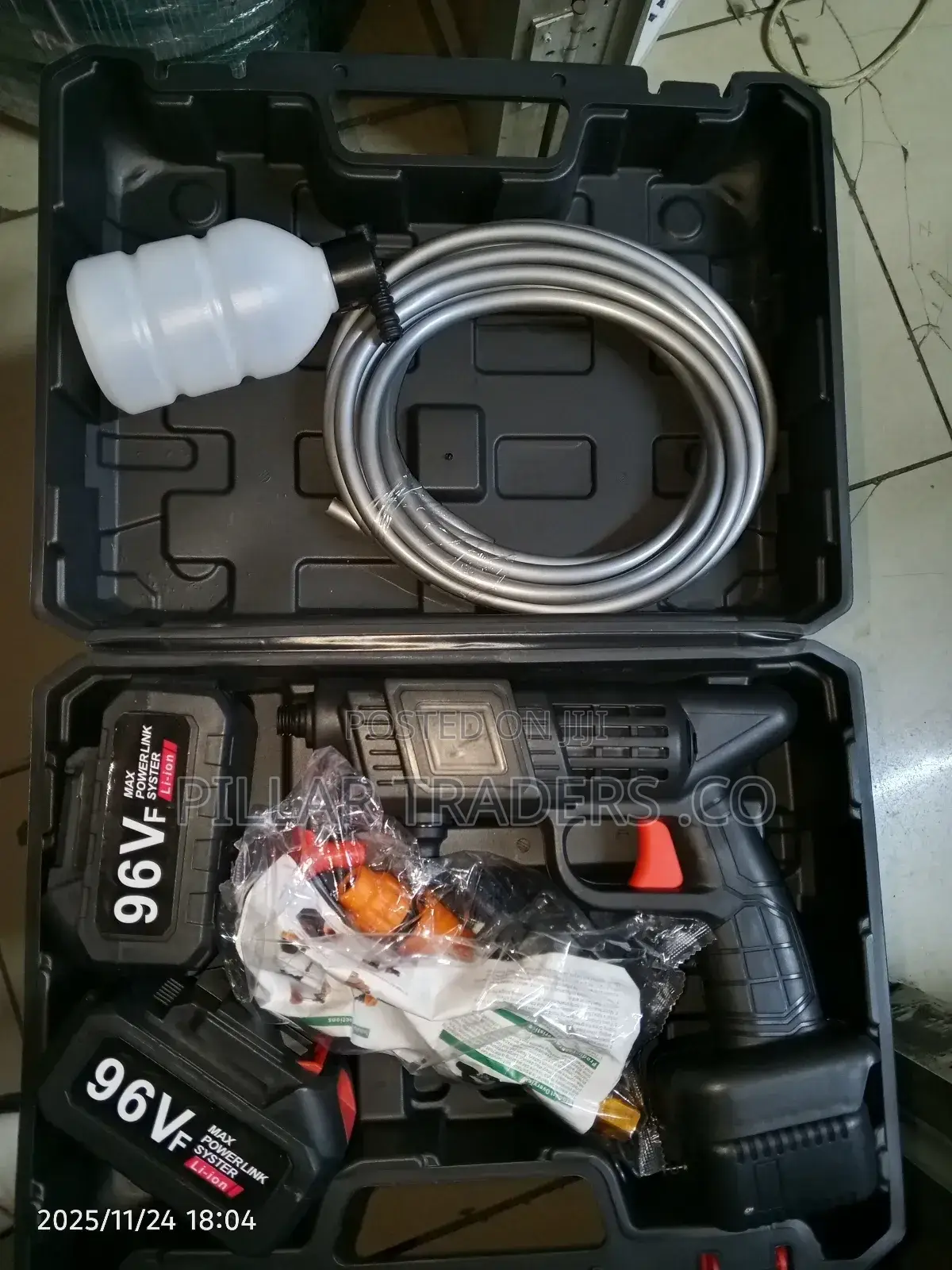 Car Wash Gun 96volts and Two Batteries