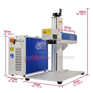 Portable Metal 20w Laser Marking Machine Manufacturers Desktop Mini