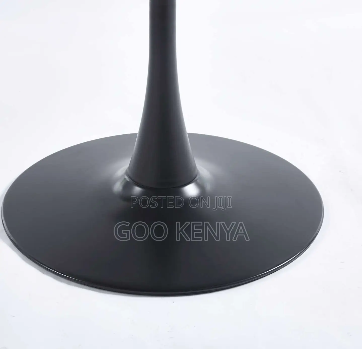Home Table; Mid-Century MDF Top Round Dining Table