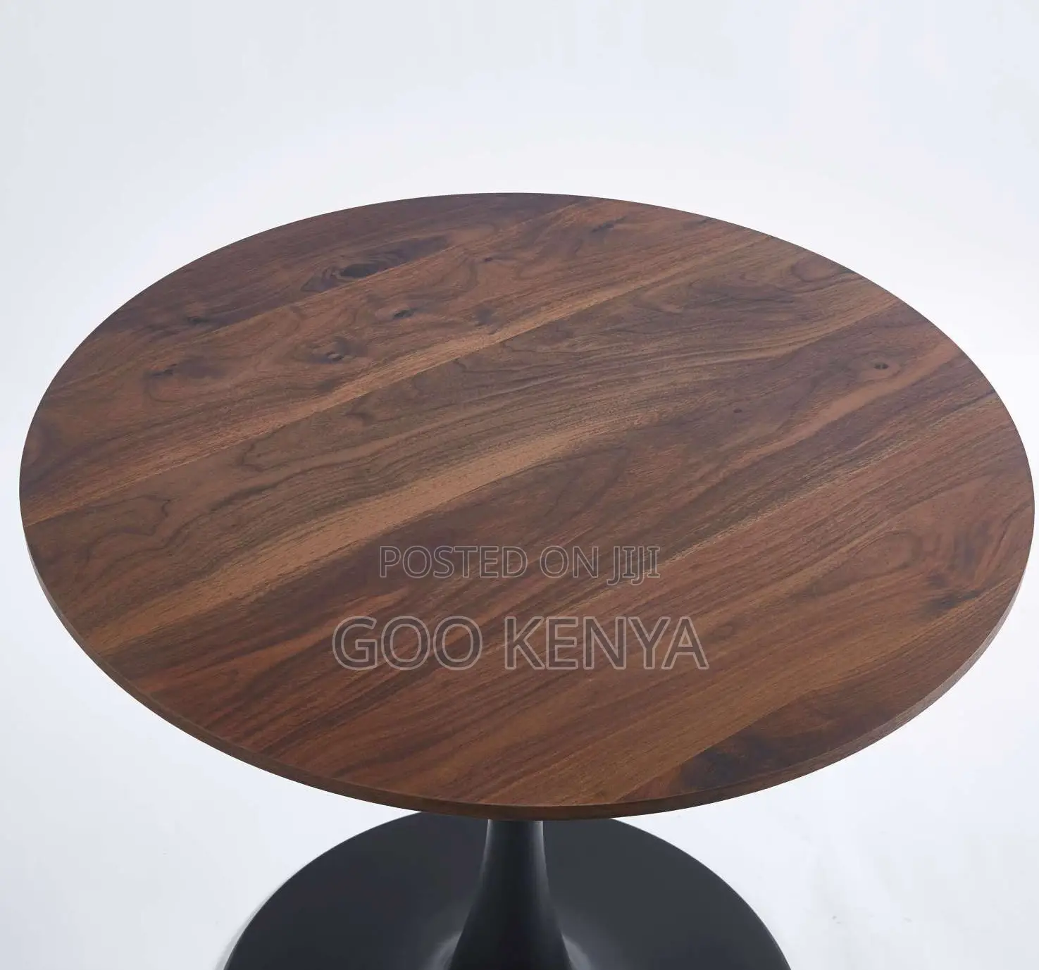 Home Table; Mid-Century MDF Top Round Dining Table