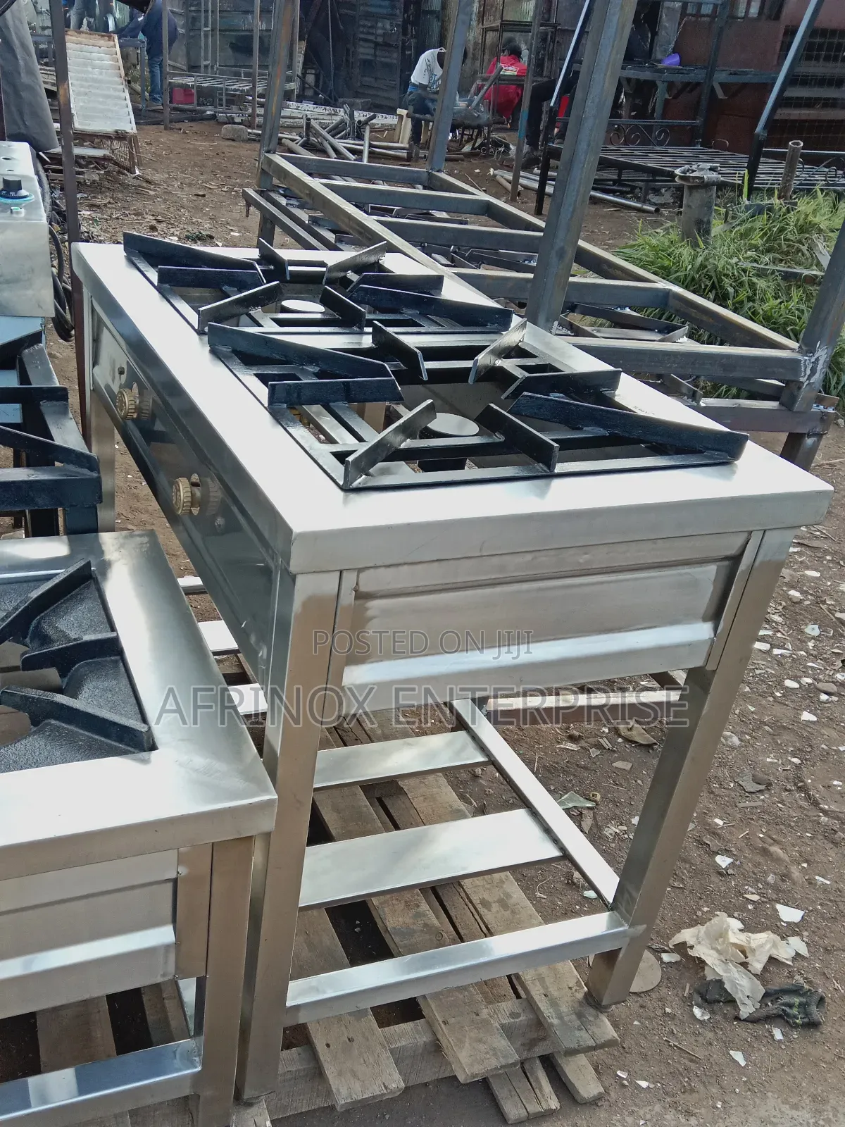 Gas Cooker, Stainless Steel Fabricated