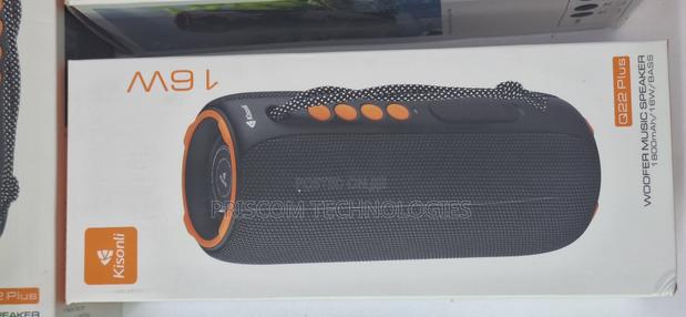 16w Kisonli Wireless Speaker Woofer Rechargeable 1800mah - thumbnail 3