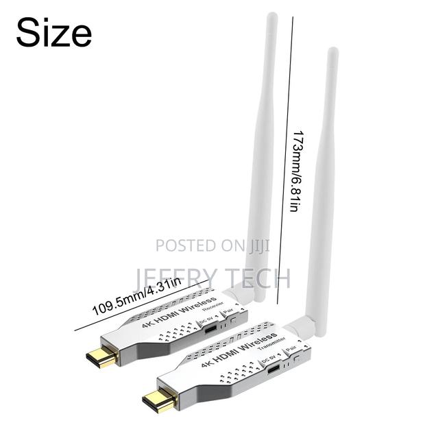 Wireless Hdmi Transmitter Receiver Extender Tv Video/Audio Adapter - thumbnail 6