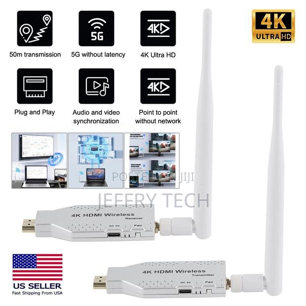 Wireless Hdmi Transmitter Receiver Extender Tv Video/Audio Adapter - thumbnail 8