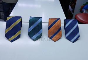 Green Orange Stripped Executive Tie Sets - thumbnail 2