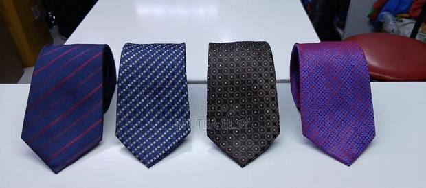 Green Orange Stripped Executive Tie Sets - thumbnail 4