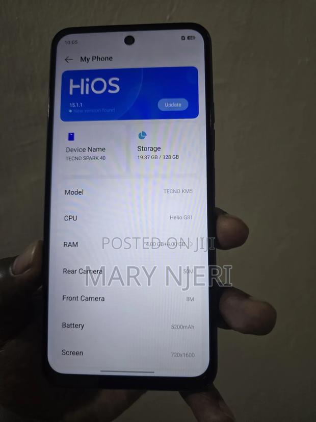 Tecno Spark 40 128 GB Black - thumbnail 4