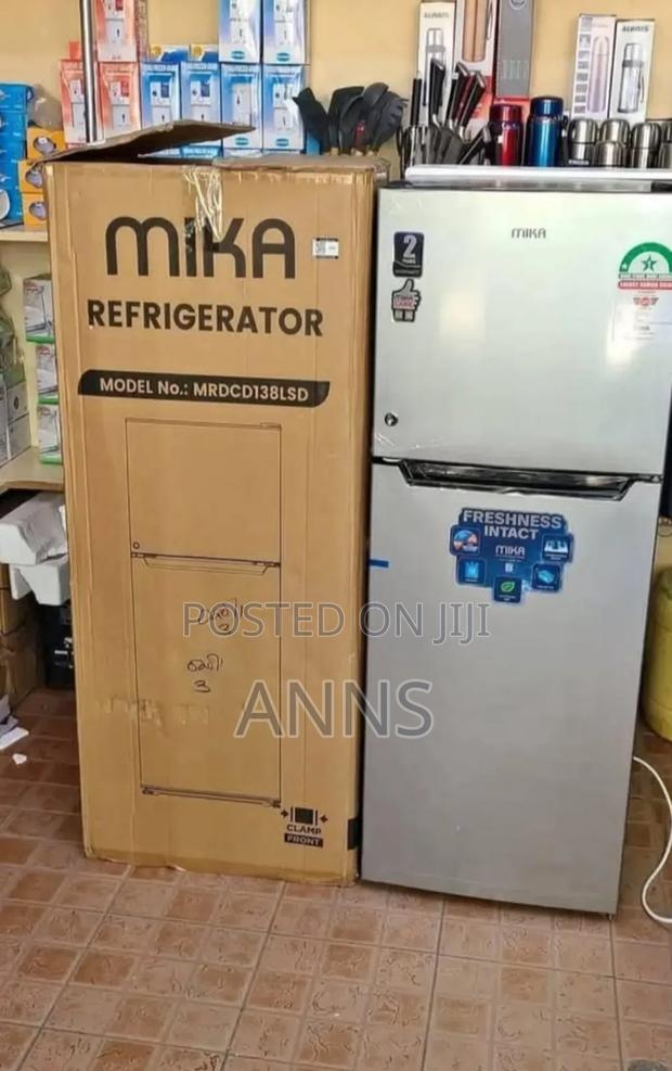 Mika 138 L Double Door Fridge