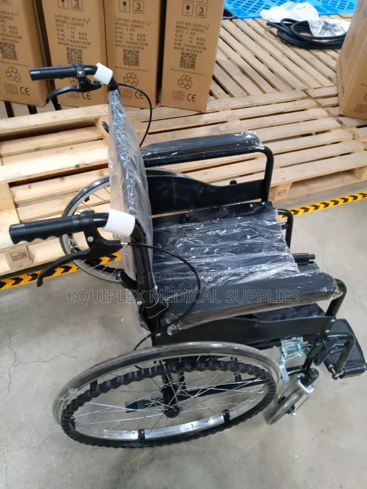 Standard Wheelchair (High-Quality, Foldable, and Durable)
