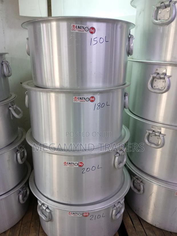 200 LTR Aluminium Sufuria Heavy Gauge / Uken Aluminium Sufuria 200 L