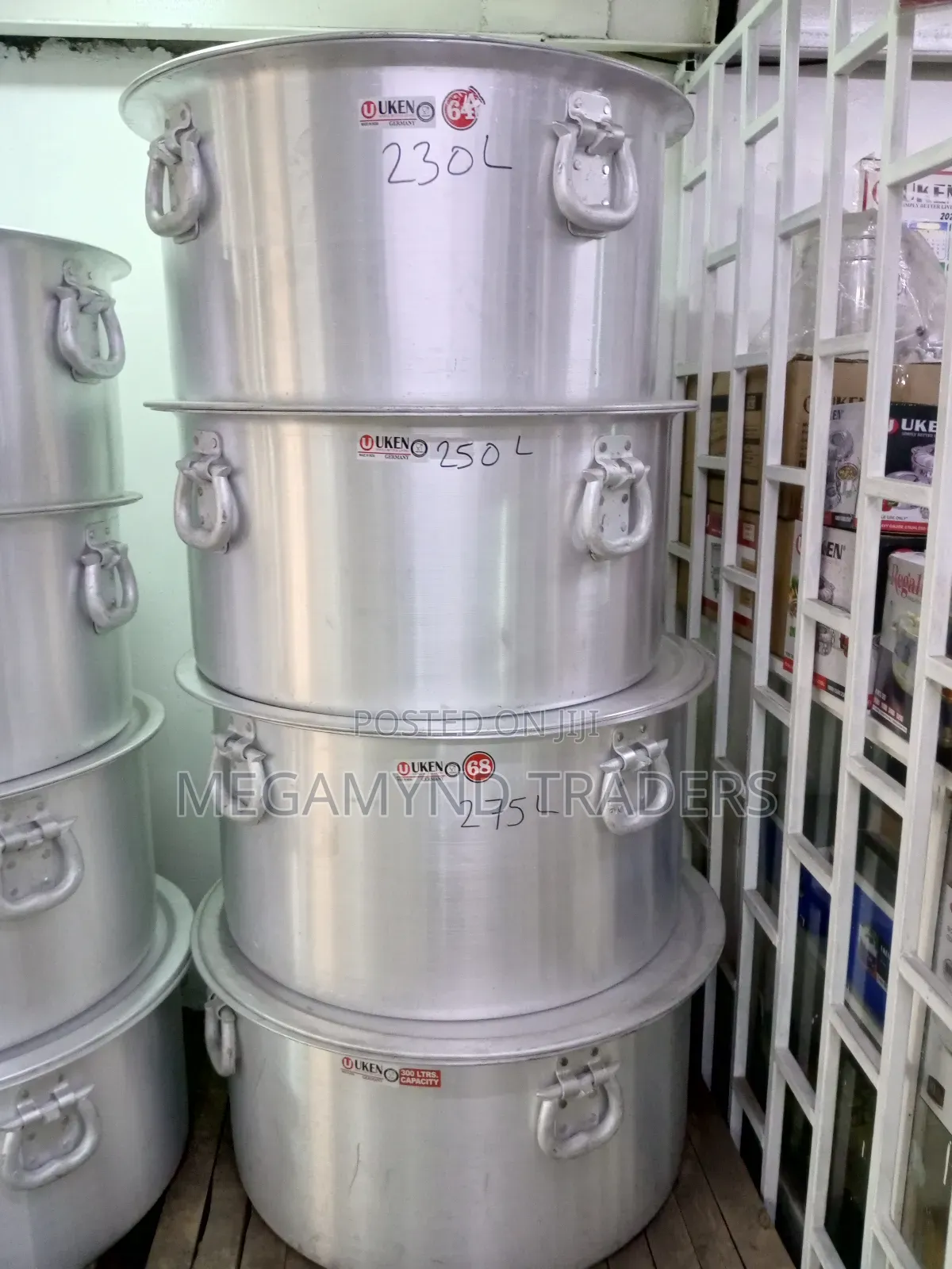 200 LTR Aluminium Sufuria Heavy Gauge / Uken Aluminium Sufuria 200 L