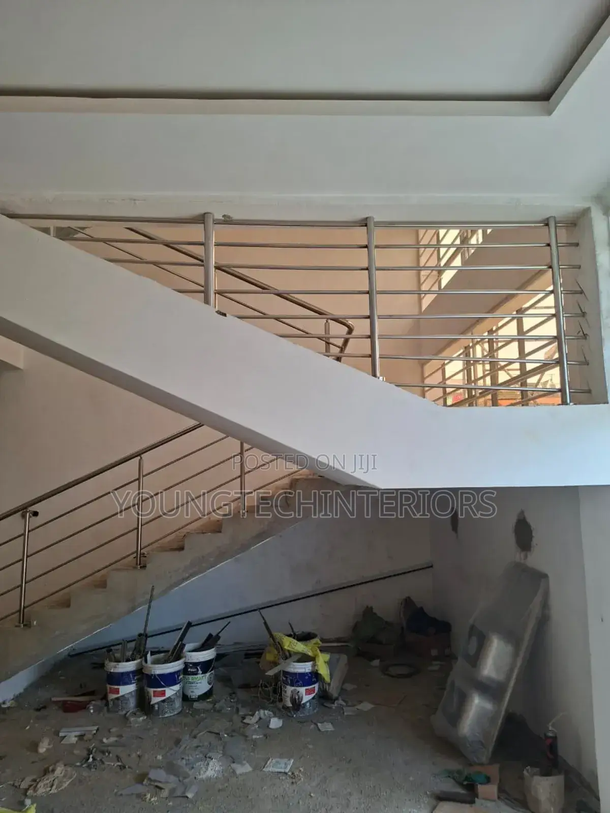 Stainless Stairs and Balcony