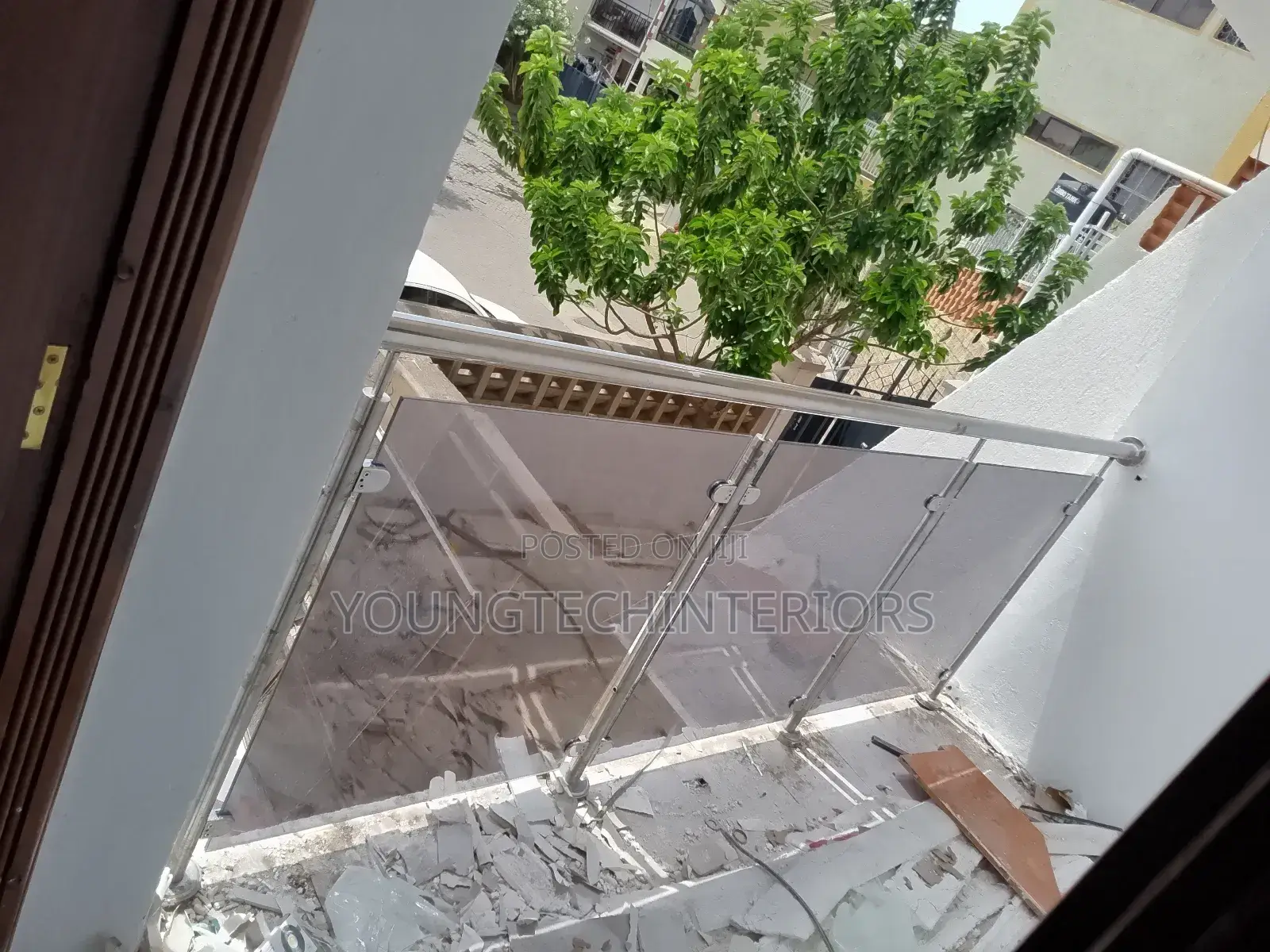 Stainless Stairs and Balcony
