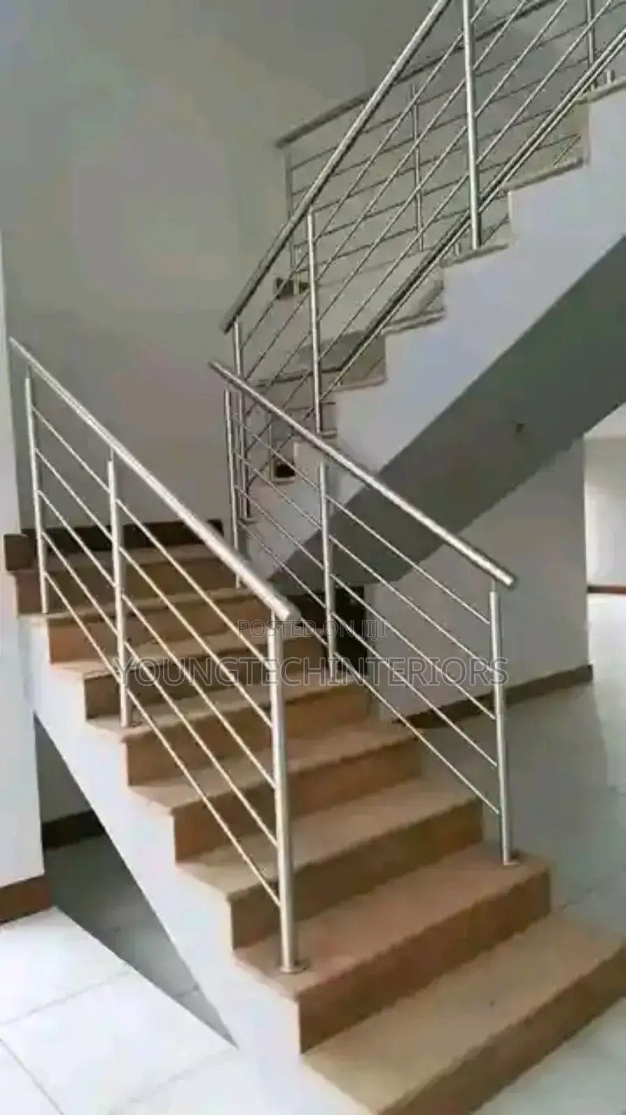 Stainless Stairs and Balcony