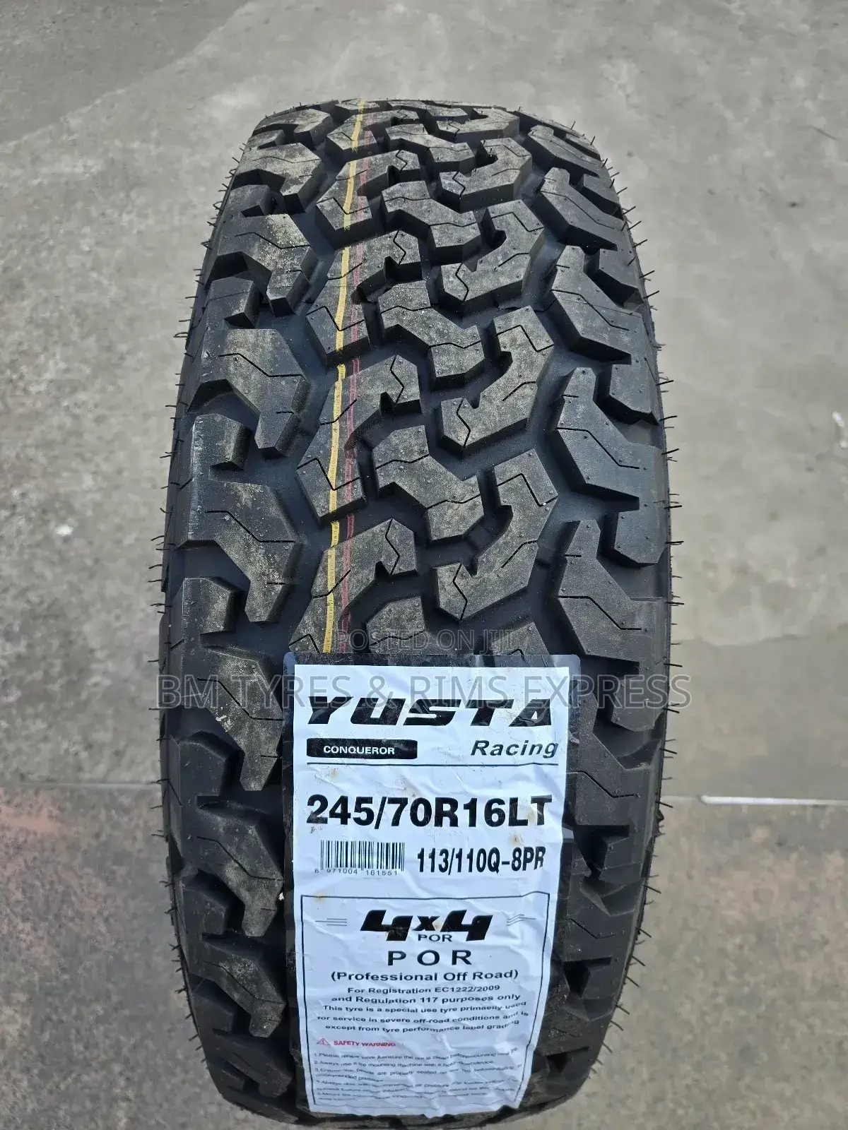 245 /70 R16 Yusta Tyres (New Technology)