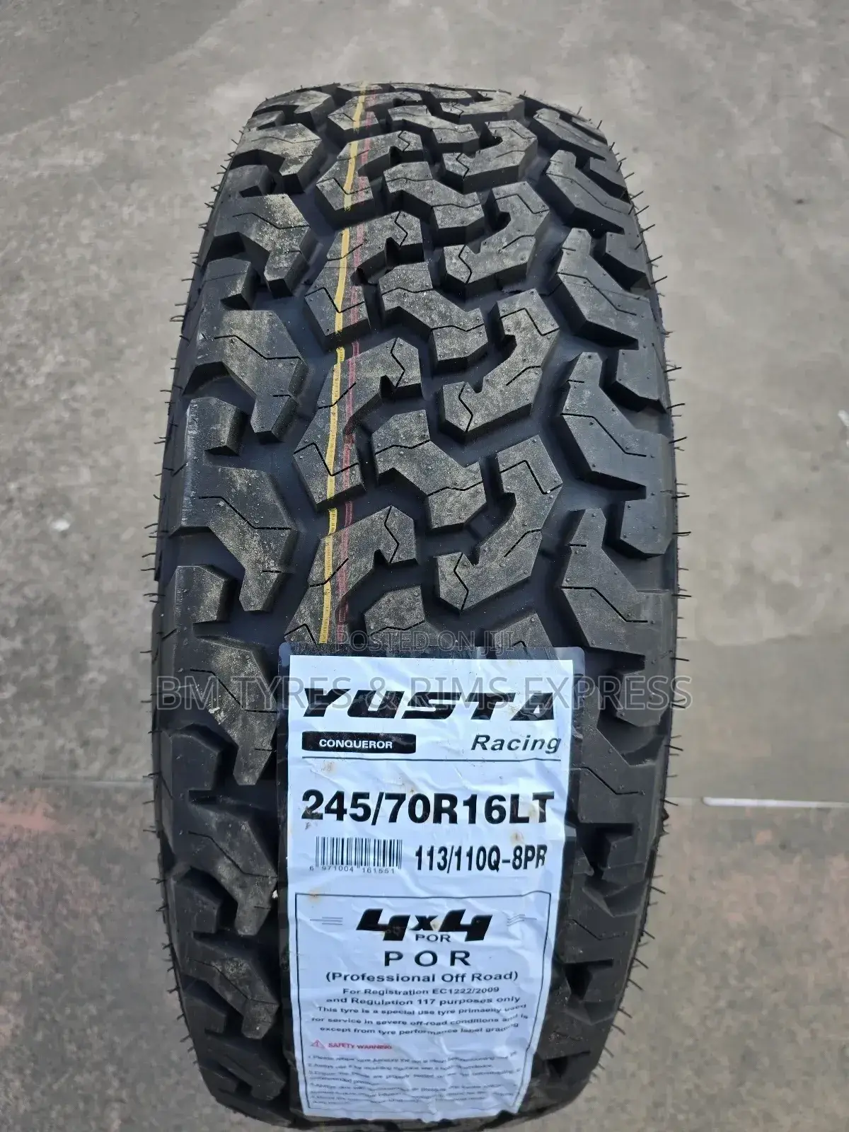 245 /70 R16 Yusta Tyres (New Technology)