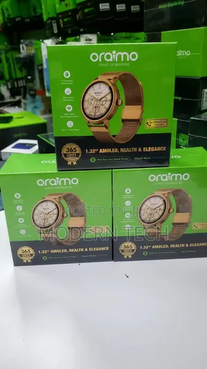 Oraimo Watch Muse 1.32” Amoled Ip68 Smart Watch With Amoled Screen 