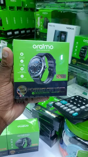 Oraimo Watch Nova Rn Amoled Rotating Bezel Control Smart Watch.