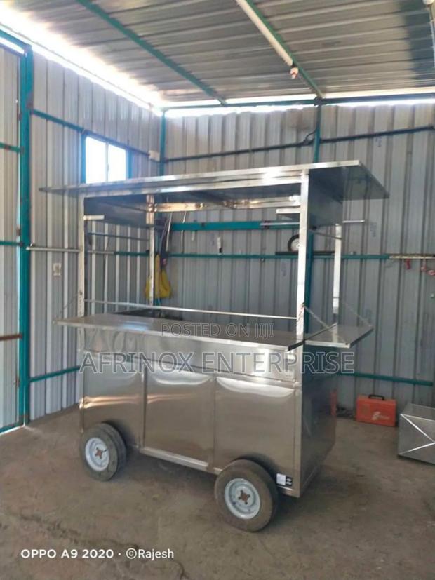 Stainless Steel Food Cart - main view