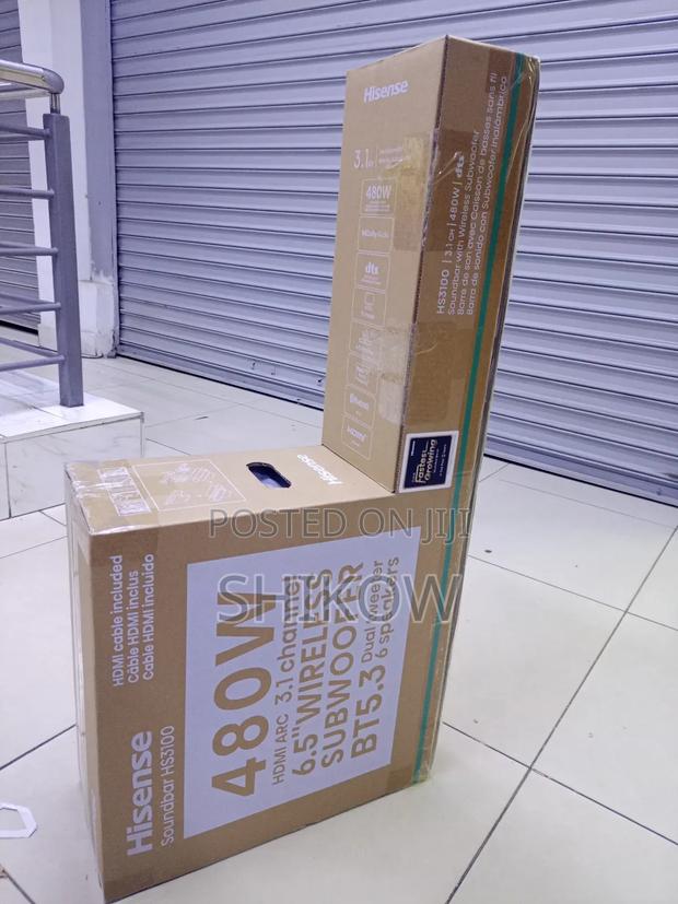 Hisense Hs3100 480w 3.1 Channel Soundbar - main view