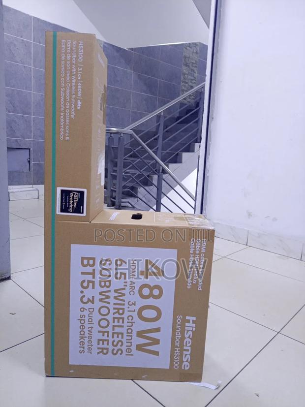 Hisense Hs3700 Soundbar | 3.1ch Surround | 6.5" Wireless Subwoofer