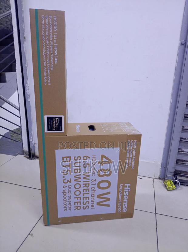 Hisense Hs3100 480 Watts Soundbar 3.1ch Surround Wireless Subwoofer