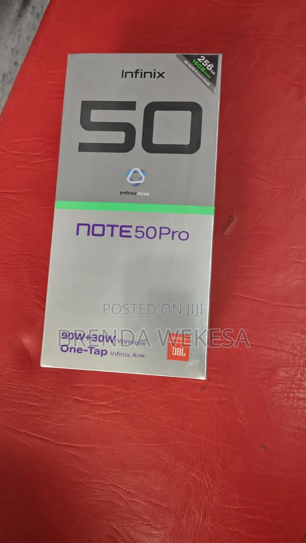 New Infinix Note 50 Pro 4G 256 GB Gray - main view