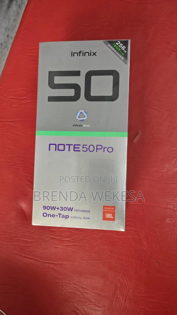 New Infinix Note 50 Pro 4G 256 GB Gray - thumbnail 3