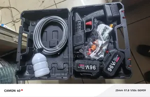 Car Rechargeable Cordless Car Wash Gun With 2 Batteries