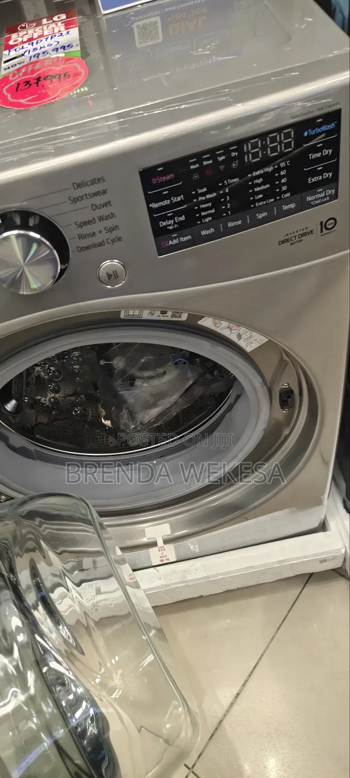 Lg 15kg Front Load Washing Machine F0l9dyp2s