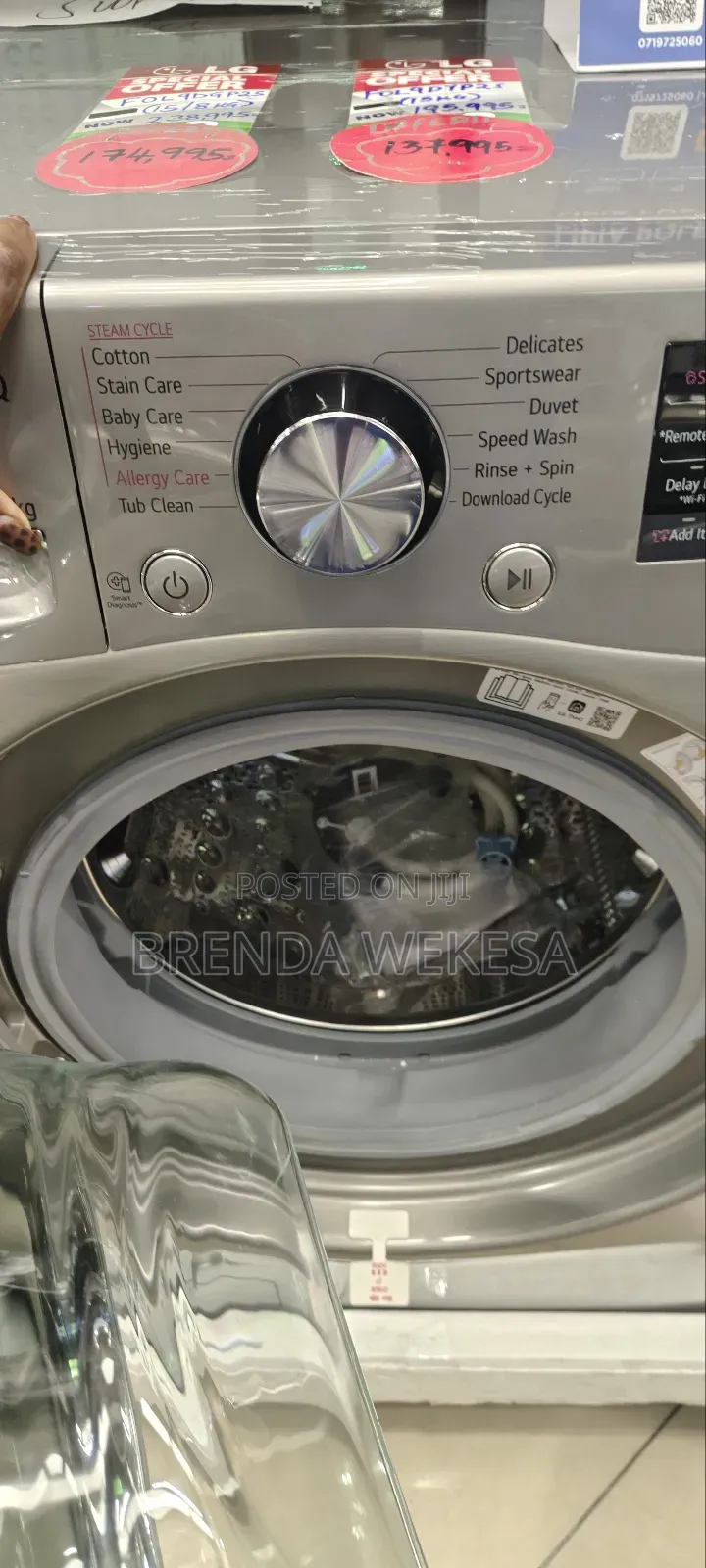 Lg 15kg Front Load Washing Machine F0l9dyp2s