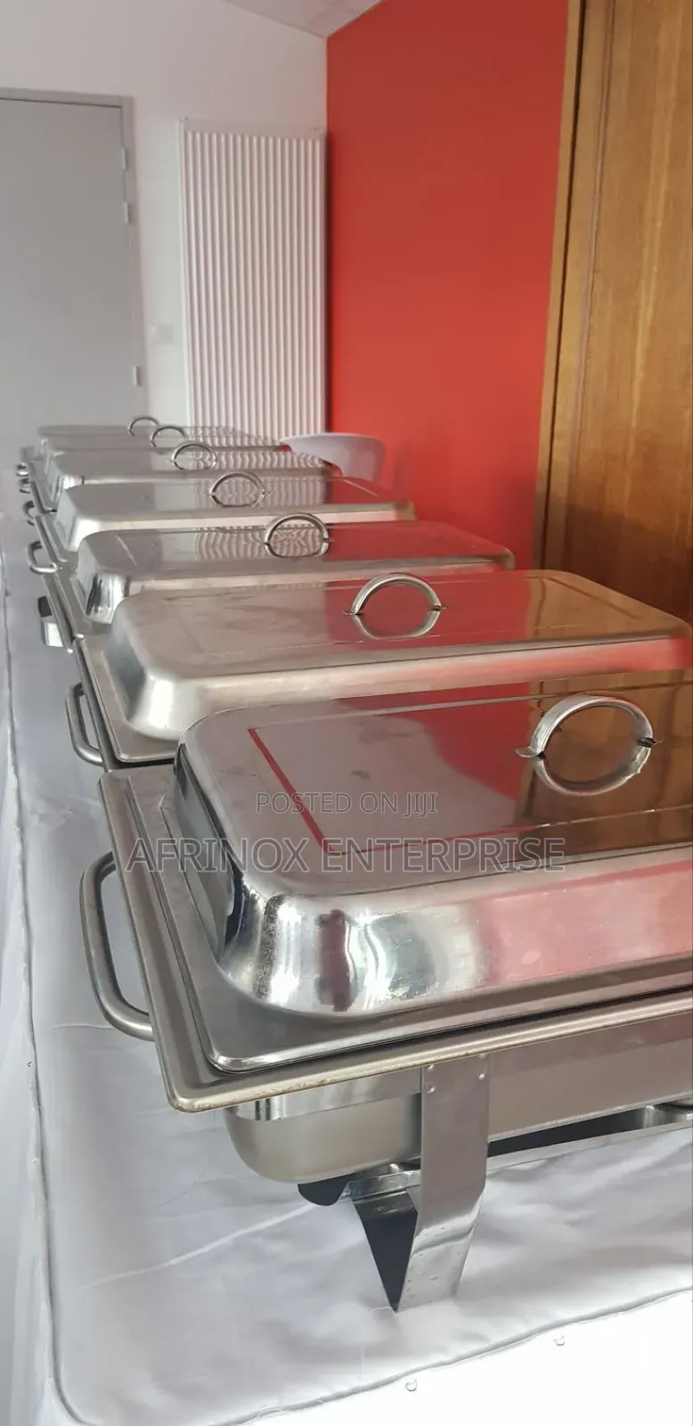 Cheff Serving Dishes