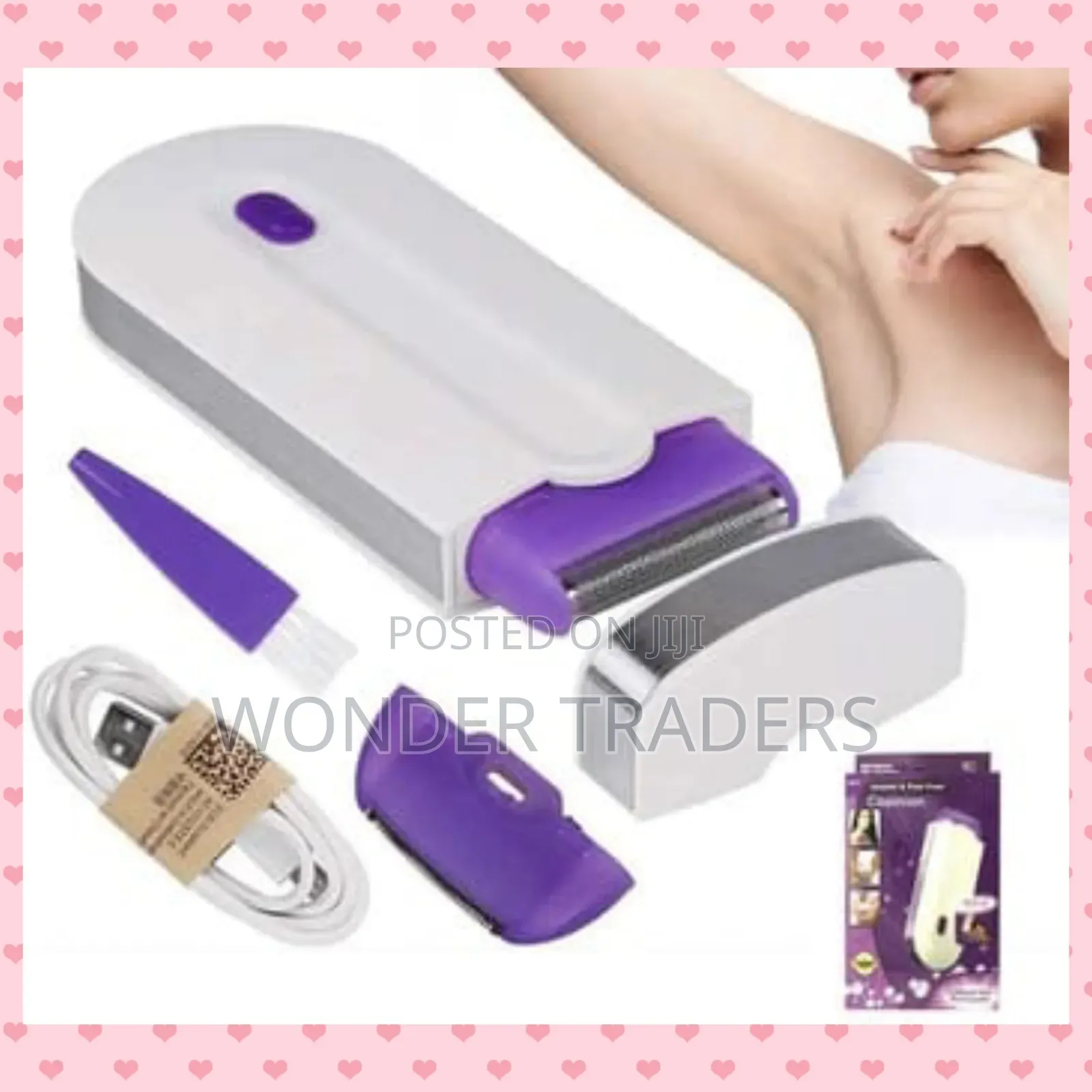 *High Quality Recharble Usb Yes Finishing Touch Hair Shaver*