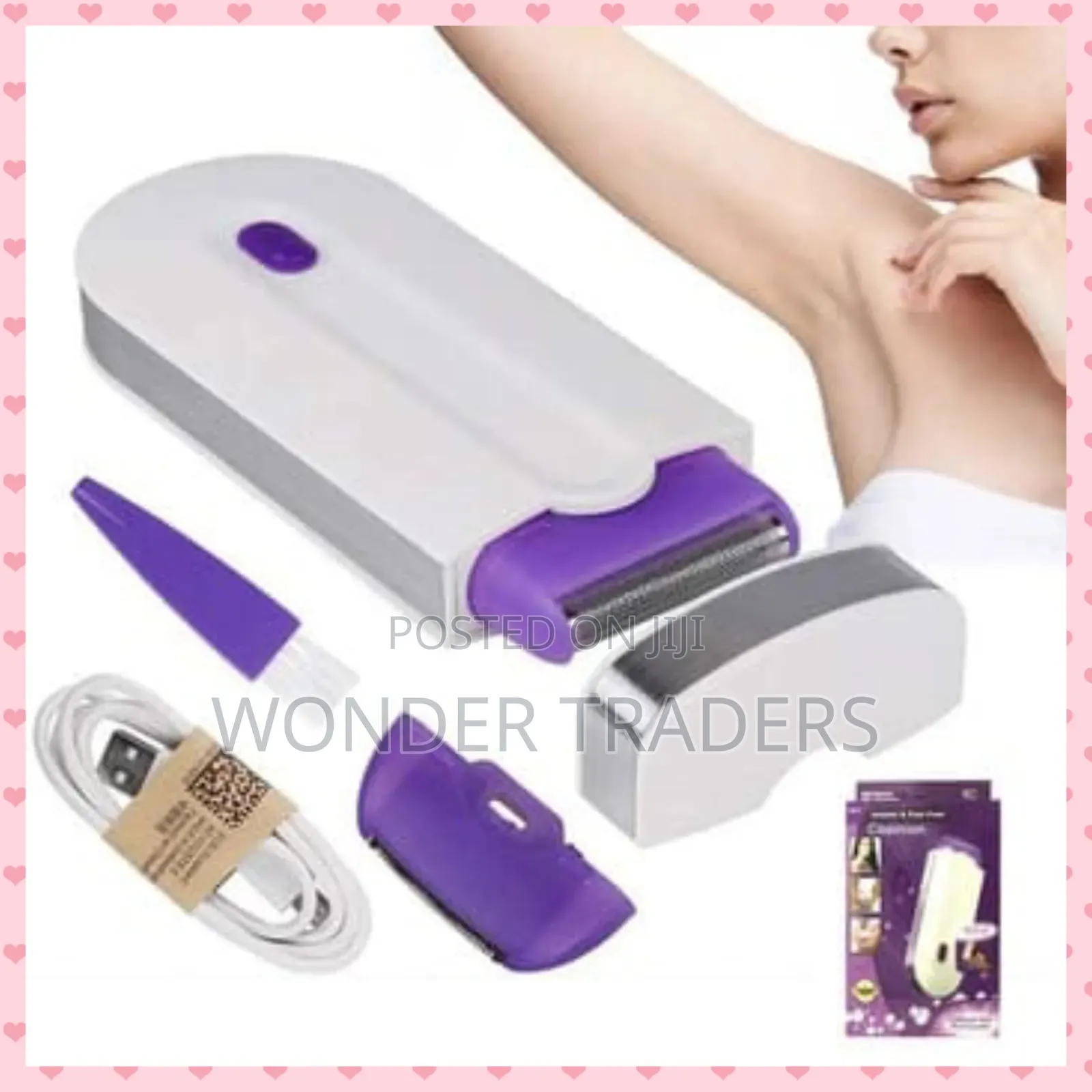 Recharble Usb Yes Finishing Touch Hair Shaver*