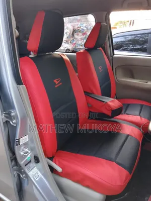Mira Red+Black Seat Covers