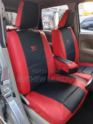 Mira Red+Black Seat Covers