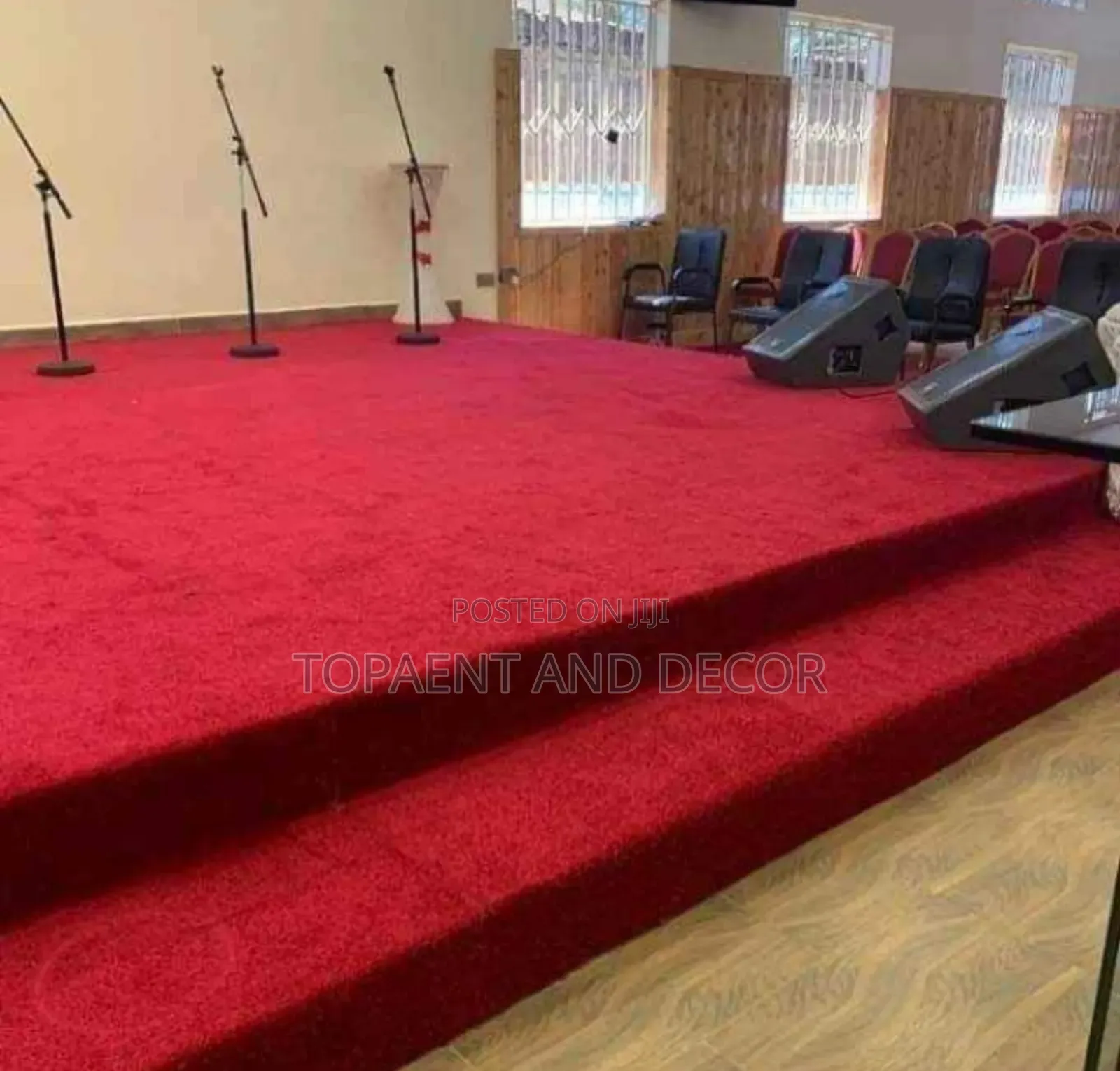 Stylish 8mm Thick Pulpit Wall to Wall Carpet